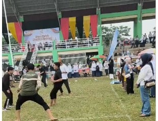 Permainan Galah Meriahkan RSBG 2026, Hidupkan Tradisi dan Kebersamaan Anak Nagari
